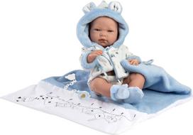 Llorens Lėlė Bobas Nico su blue antklode 40cm | 588429 | 8426265738977