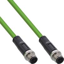 InLine InLine® Pramoninis tinklo laidas, M12 4 kontaktų D-koduotas kištukas/kištukas, PUR 20m | 40320 | 4043718318513