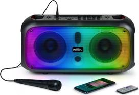 Garsiakalbis BigBen Big Ben Bluetooth su mikrofonu Party Cube LED apšvietimas 200W | PARTYBTHPLH | 3499550387834