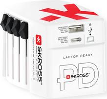 Skross Pasaulinis kelioninis adapteris USB įkroviklis AC45PD | RB75254 | 7640166328278