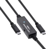 InLine InLine® aktyvus USB 3.2 Gen.1 kabelis, USB-C kištukas į USB-C kištuką, 15m | 35672C | 4043718315123