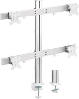 InLine InLine® Aliuminio monitoriaus stalo laikiklis 4 monitoriams iki 32", 8kg | 23184B | 4043718293407