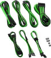 CableMod C-Series PRO ModMesh 12VHPWR Cable Kit for Corsair RM, RMi, RMx (Black Label) - black/light green | ZUAD-1366 | 0703670116315