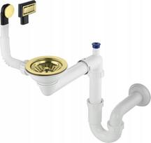 Syfon Deante sifonas granito vienkampei plautuvei - Space-Saver | ZXY R949 | 5907650839767
