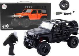 LeanToys Nuotoliniu būdu valdomas visureigis RC 2.4G 4x4 Drive Black | Lean-18561 | 5905991017721