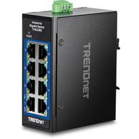 TRENDnet 8-Port Industrial Gigabit DIN-Rail Mini Switch | TI-GLC80 | 0710931162837
