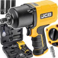 Pneimatinis smūginis veržliasukis Sourcing JCB 1/2" 1450Nm + antgaliai | JCB-RP9510 KIT | 5056485704167
