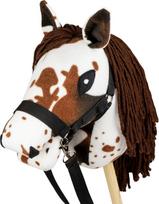 Froster Hobby Horse Skippi A5 - ar plankumiem - brown spots - koka zirgs ar siksnu | 5906361450643 | 5906361450643