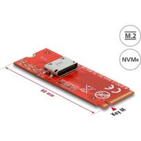 DELOCK M.2 Key M zu 1 x OCuLink SFF-8612 Konverter | 64106 | 4043619641062