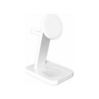 Įkroviklis Zagg International Mophie Snap+ 3-in-1 Qi2 belaidis stovintis įkroviklis trims įrenginiams, suderinamas su MagSafe ir Qi2 | 401314108 | 840390307965