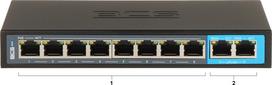Switch BCS SWITCH POE BCS-B-SP08G02G 8 PORTŲ BASIC | BCS-B-SP08G02G | 5904890705807
