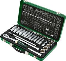 Rinkinys įrankių Rockforce 1/2" 36 vnt. (8-32mm) šešiakampių | RF-4362M | 5906692107926