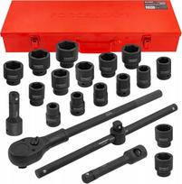 Rinkinys Forcekraft smūginių įrankių rinkinys 3/4" 21 vnt. (šešiakampių) (17-50mm) | FK-6212-5MPB | 5904915196603