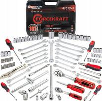 Rinkinys įrankių Forcekraft rinkinys 1/4" ir 1/2" 101 vnt. (4-32mm) (šešiakampių) | FK-41013-5 | 5905101390898