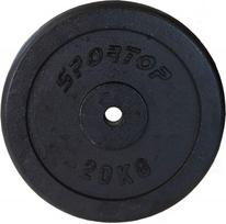 Sportop lygus ketaus svoris 20 kg fi26 | 5901750585258 | 5901750585258