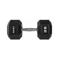 HMS Hantel Hex Pro gumuotas hantelis 1 x 25 kg | 17-66-121 | 5906727001472
