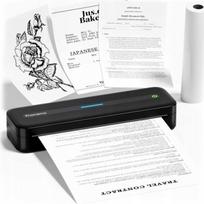 Nešiojamas A4 terminis spausdintuvas be rašalo Bluetooth iOS/Android / Phomemo / M832 / Black | SB9198 | 5904647824614