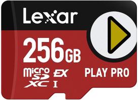 Atminties kortelė Lexar Play Pro MicroSDXC 256GB UHS-I (LMSXPS0256G-BNNNG) | LMSXPS0256G-BNNNG | 10843367135742