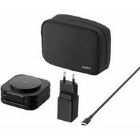 Belkin Boost Charge PRO Qi2 3in1 magnetinė įkrovimo stotelė su kelioniniu įkrovikliu WIZ024vfBK | WIZ024VFBK | 745883869053