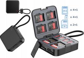 Dėklas atminties kortelėms 13 vnt. + Skaitytuvas 10Gbps 3in1 CFE-A SD TF / ULANZI / CRC10 | SB9837 | 6975357304429