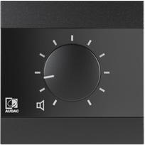 Sieninis garso reguliatorius AUDAC WP200/B Black | 2SA0968 | 5414795049635