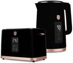 Elektrinis virdulys 1,7L + skaitmeninis skrudintuvas BERLINGER HAUS BH-9540 Black Rose | BH-9540 | 5999108483752