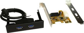 Valdiklis Exsys PCIe x1 - 2x USB 3.0 (EX-11099-2) | EX-11099-2 | 4718359119996