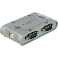 Delock USB 2.0 zu 4 x Seriell Adapter | 87414 | 4043619874149