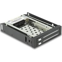 DeLOCK 3.5" Wechselrahmen für 2x 2,5" SATA HDD (Black, Retail) | 47189 | 4043619471898