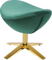 Podnóżek King Home EGG SZEROKI VELVET GOLD Dark green | 5900000042558 | 5900000042558