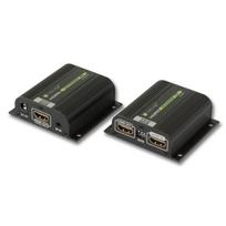 Techly 100709 Extender HDMI po skrętce Cat6 / Cat6a / Cat7 RJ45, do 40m, EDID, IR, POE/POC | 100709 | 8051128100709