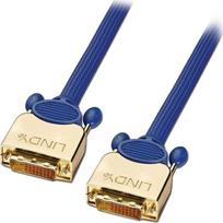 Kabelis Lindy DVI-D - DVI-D 2m Blue | 4002888370400 | 4002888370400