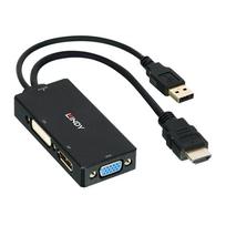 LINDY Konverter HDMI an DP/DVI/VGA Multi | 38182 | 4002888381826