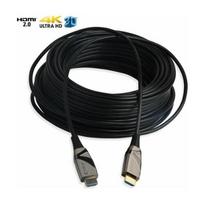 Techly HDMI - HDMI optinis 4K 30m Black kabelis (103991) | ICOC HDMI-HY2-030 | 8051128103991