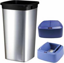 Atverčiamas šiukšlių kibiras Vileda 60L Silver (Zes000015) | Zes000015