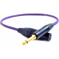 Laidas Melodika Jack 6.3mm - XLR 1m Purple | 05907609001375 | 05907609001375