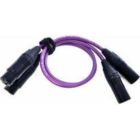 Laidas Melodika XLR x2 - XLR x2 1.5m Purple | 05907609000170 | 05907609000170