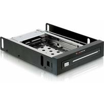 DELOCK Wechselrahmen 1x 2,5" SATA HDD in 3,5" Schacht sw | 47194 | 4043619471942