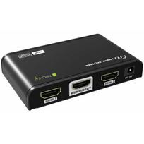Techly 104837 Rozdzielacz Splitter HDMI 2.0 1x2 4K 60Hz HDR EDID | IDATA-HDMI2-4K2HDR | 8051128104837
