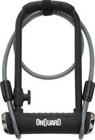 OnGuard Uždarymo spyna ONGUARD PitBull DT X-SERIES 8005 U-LOCK - 14mm 115mm 230mm - 5 x Raktai su kodu + trosas 10mm 120cm | 306567-uniw | 7290001285565