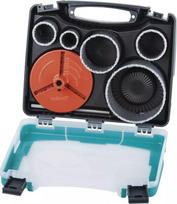 Wolfcraft Komplektas grąžtų kiaurymėms 33-83 mm – su kietmetalių danga | WF3464000 | 4006885346406