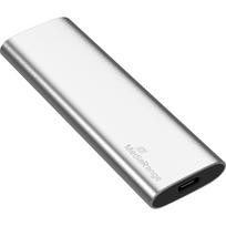 MediaRange 120GB, Externe SSD (silber, USB-C 3.2 Gen 2 (10Gbit/s)) | MR1100 | 4260664870470