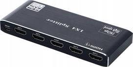 Pawonik HDMI 2.0 1x4 ULTRA HD UHD 4K HDCP 2.2 HDR10 skirstytuvas | HDMI-SP-1/4-2.0 | 5902887057311