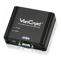 Adapteris AV Aten HDMI - D-Sub (VGA) + 3.5mm lizdas Black (VC180-AT-G) | VC180-AT-G | 0672792002854