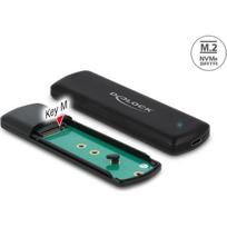 DELOCK Ext USB Typ-C Combo Gehäuse M.2 NVMe PCIe SATA SSD wf | 42633 | 4043619426331