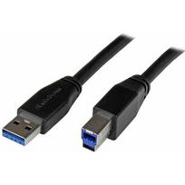 USB kabelis StarTech USB-A - USB-B 5 m Black (USB3SAB5M) | USB3SAB5M | 0065030861342
