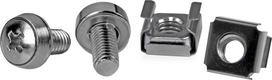 StarTech Rinkinys varžtų M6 x 12mm + veržlės 50 vnt. (CABSCREWM6) | CABSCREWM6