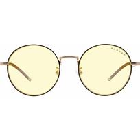 Akiniai Gunnar GUNNAR Optiks Ellipse kompiuterio akiniai - Amber lęšiai, black/gold | ELL-10901 | 0810003942234