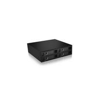 Backplane IcyBox 4x2,5" SATA/SAS HDD/SSD -> 5,25" Schacht sw retail | 20322 | 4250078160588