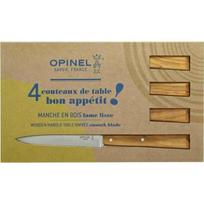 Opinel Rinkinys iš 4 stalinių peilių Bon Appetit South Olive Wood Nr. 125 | 001515 | 3123840015151